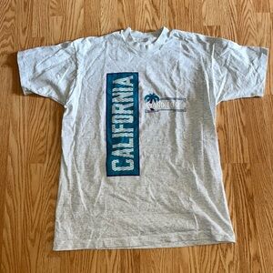 Vintage San Diego California Nature Tourist Shirt Adult XL White 80s 90s Rare